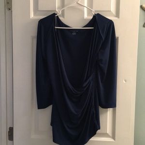 False wrap blouse